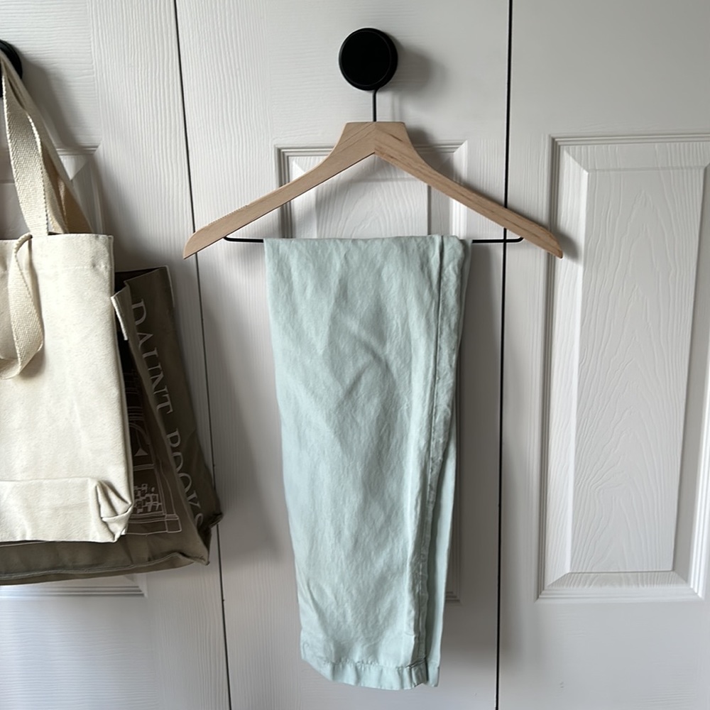 COS Mint Green Linen Trousers - Picture 9 of 13